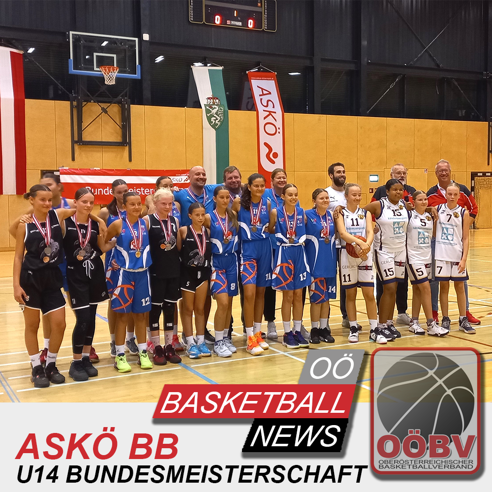 Oberösterreich räumte bei den ASKÖ BB Bundesmeisterschaften U14 ordentlich ab