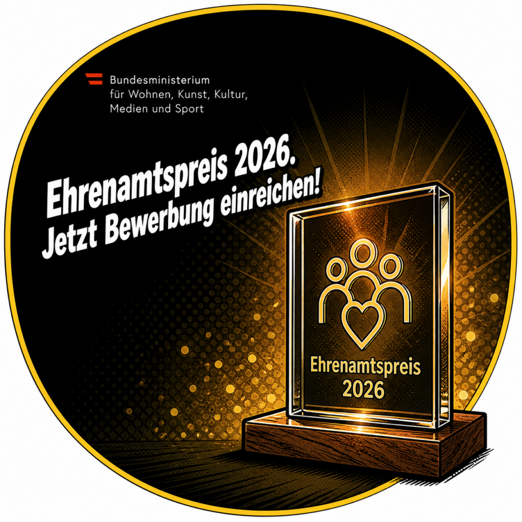 Ehrenamt vor den Vorhang: Jetzt Funktionär:innen für den Ehrenamtspreis 2026 nominieren!