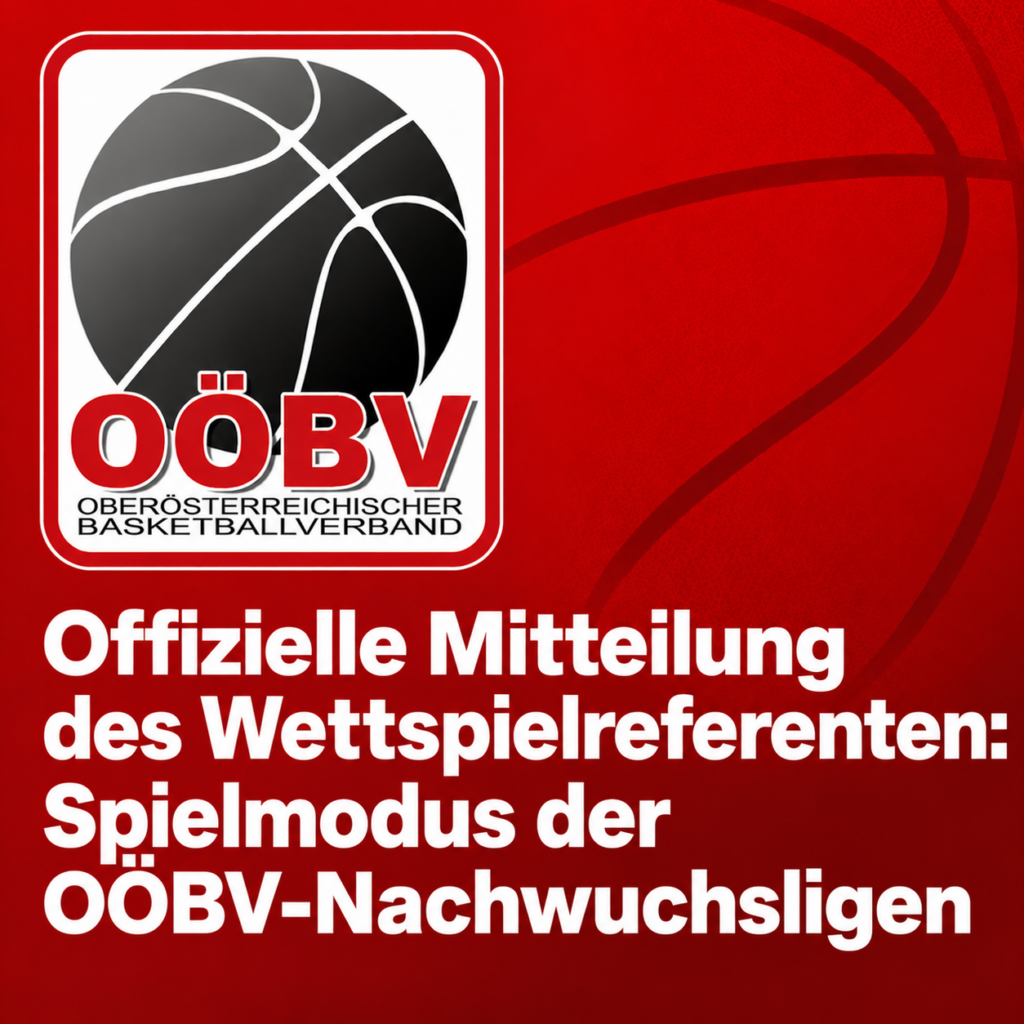 Offizielle Mitteilung des Wettspielreferenten: Spielmodus der OÖBV-Nachwuchsligen für die Saison 2026/27 veröffentlicht